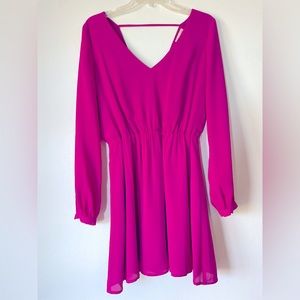 Gianni Bini Hot Pink Mini Dress